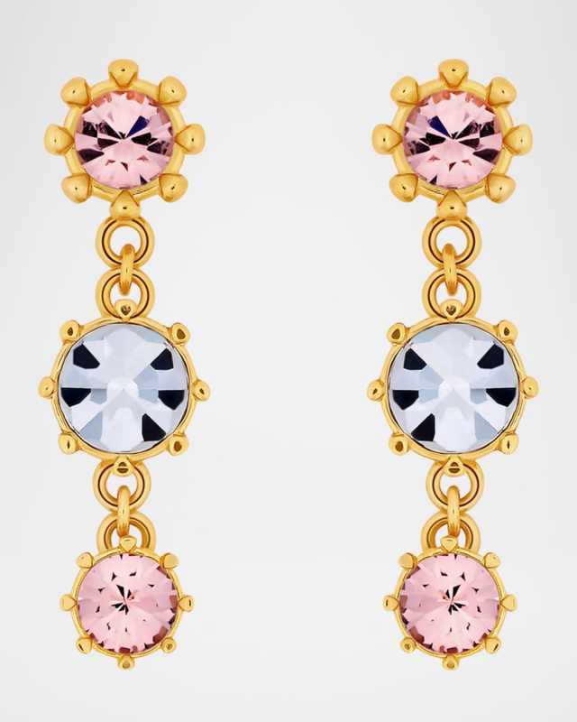 Crystal Prong Drop Earring